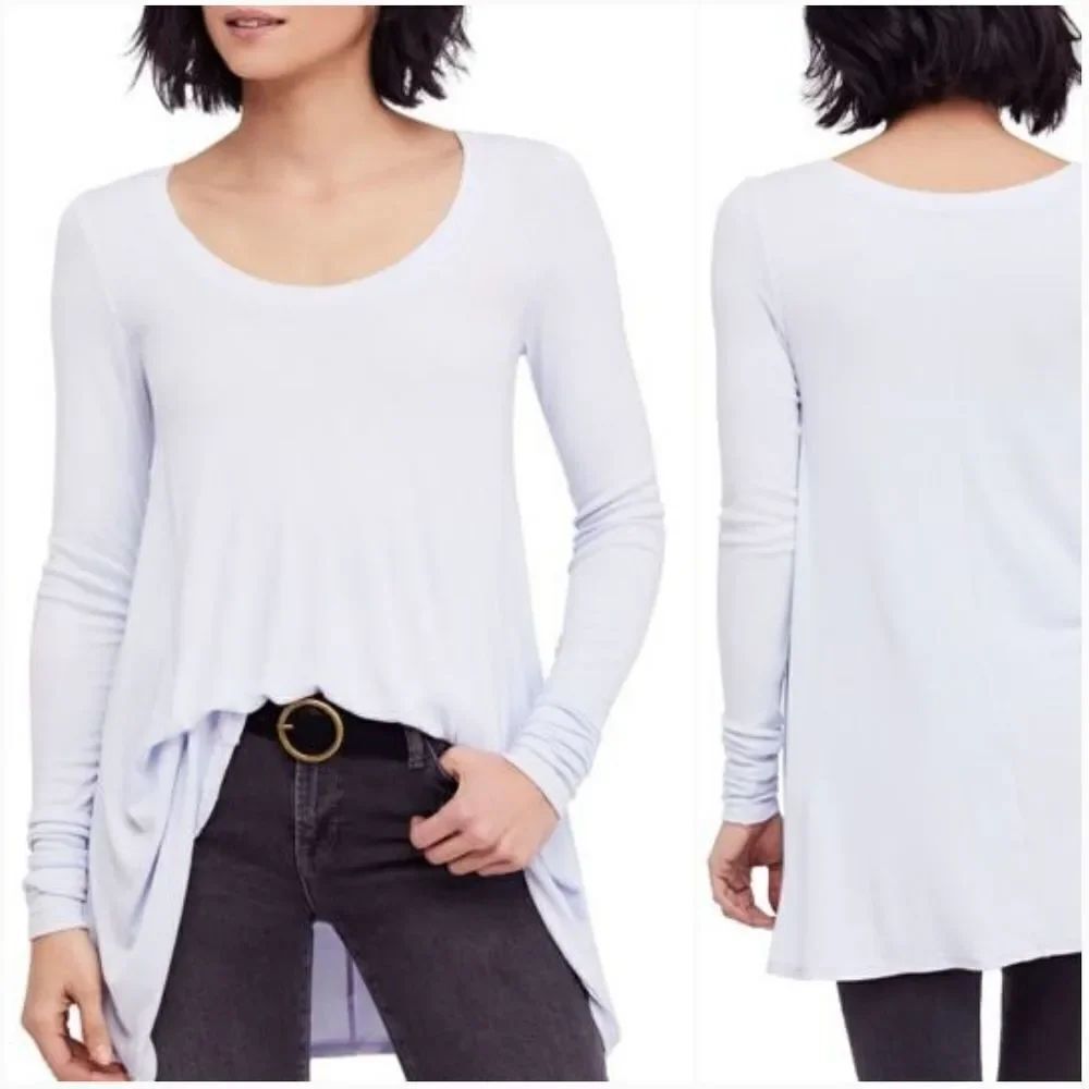 Free People Lilac January Tee Size XS